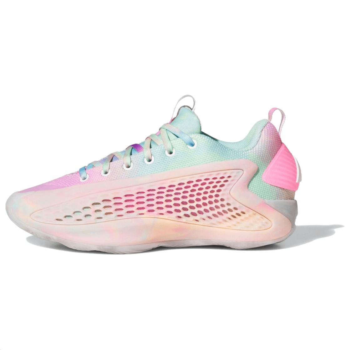 Кроссовки для баскетбола Adidas A.E. 1 Low Баскетбольные кроссовки Унисекс Розовый Бирюзовый - изображение 1