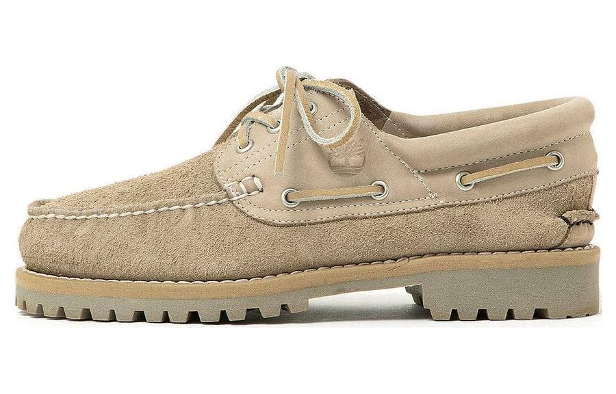Timberland x Nonnative 3 Eye Топсайдеры Мужские Светло-Бежевые - изображение 1