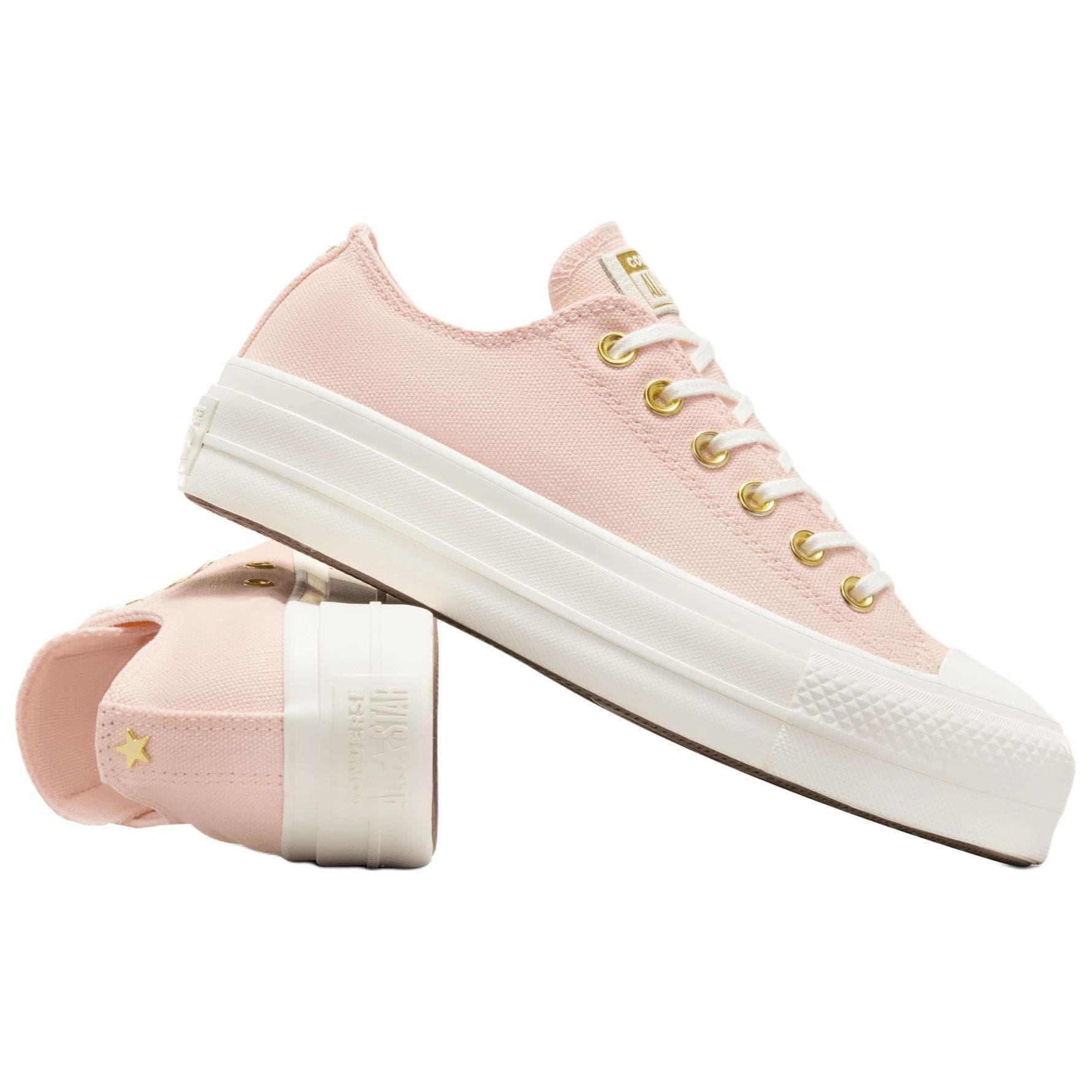 Кеды Converse Chuck TAYLOR All Star Lift Устойчивые к истиранию Низкие Кеды Женские Розовые - изображение 5
