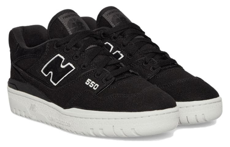 Ретро баскетбольные кроссовки New Balance 550 Black - изображение 3