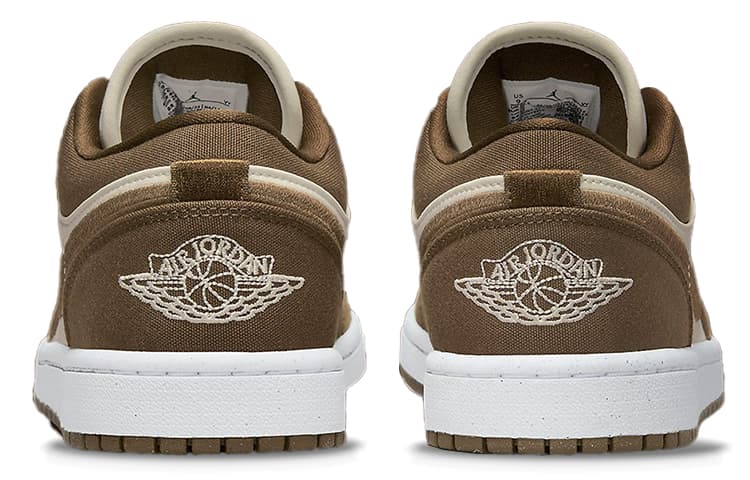 Ретро баскетбольные кроссовки Jordan Air Jordan 1 Low SE "Light Olive" — фото 5