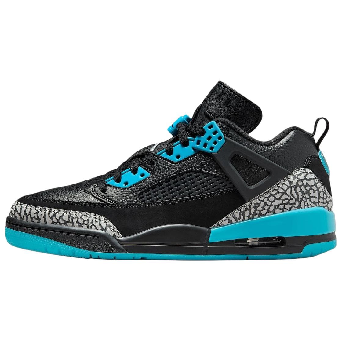 Ретро баскетбольные кроссовки Jordan x Spizike Универсальные удобные ретро-баскетбольные кроссовки Унисекс Черно-синий - изображение 1