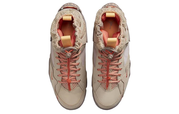 Ретро баскетбольные кроссовки Bephies Beauty Supply x Air Jordan 7 Retro "Sanddrift" - изображение 4