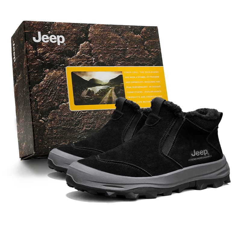 Ботинки зимние Jeep Теплоизоляционный Устойчивый к Износу - изображение 1