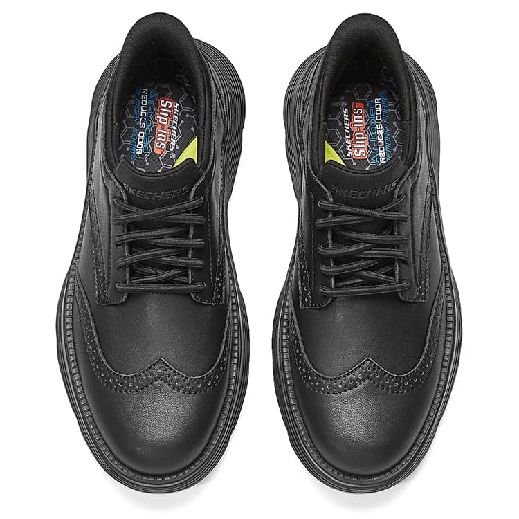 Skechers Garza Ручные кисти Бесплатно Слайпон Обувь Повседневная обувь Мужская Черная - изображение 4