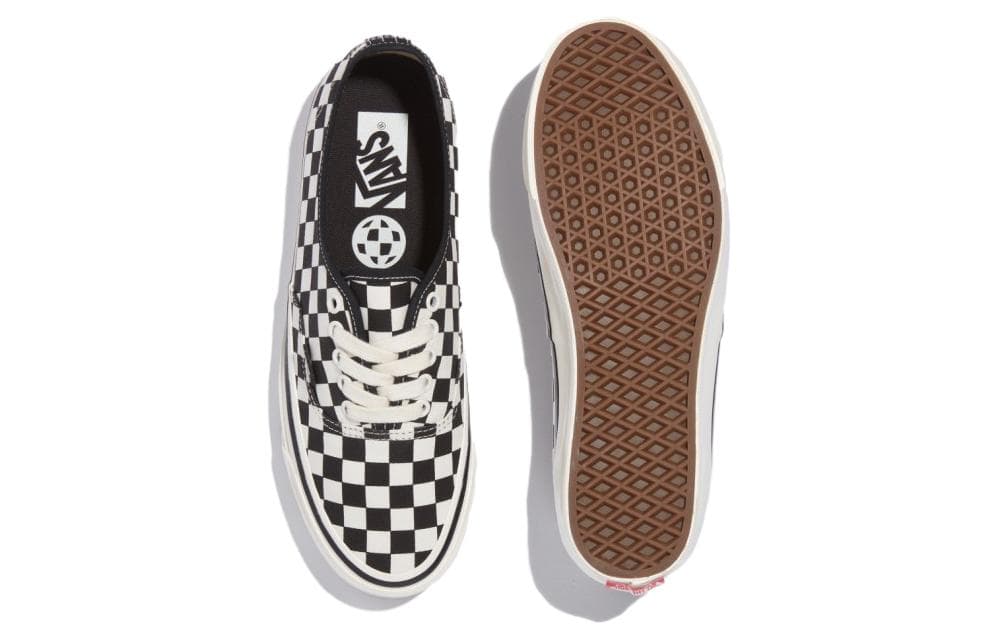 Кеды Vans Аутентичный Классический и Универсальный Устойчивый к Износу Низкие Кеды Унисекс Черный Белый - изображение 4