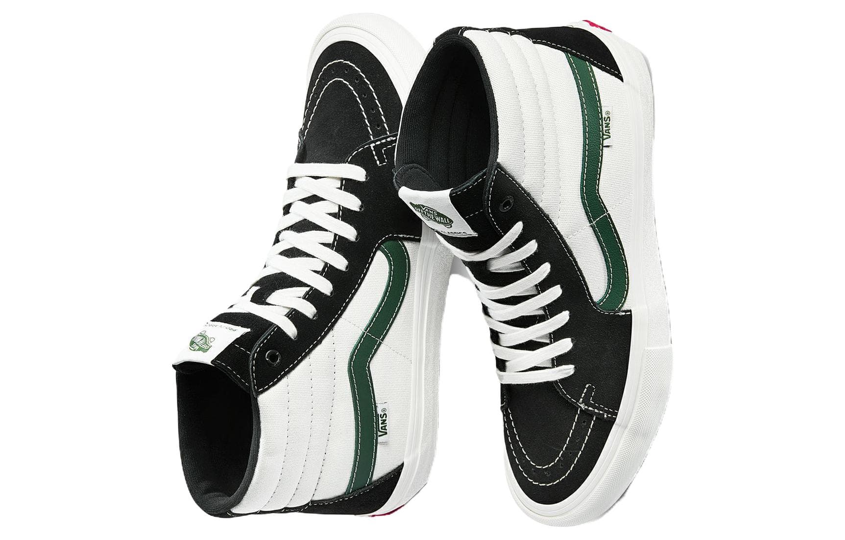Кеды Vans SK8-Hi Black White - изображение 4