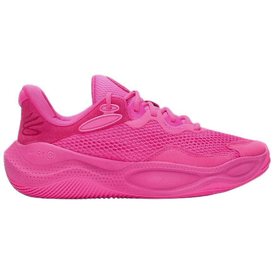 Кроссовки для баскетбола Under Armour Curry Splash 24 противоскользящие низкие баскетбольные кроссовки унисекс насыщенного фиолетового цвета - изображение 2