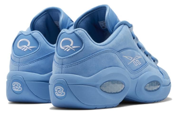 Ретро баскетбольные кроссовки Reebok Question Low Blue - изображение 4
