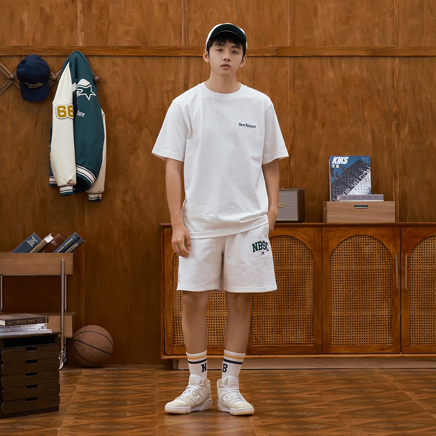 Ретро баскетбольные кроссовки New Balance 650 Beige - изображение 8