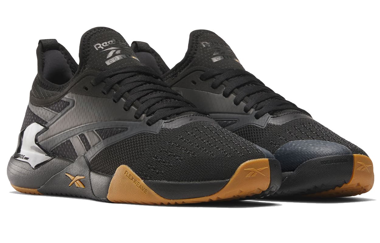 Кроссовки для спортзала REEBOK Low Топ Тренировочные кроссовки Унисекс Черный - изображение 2