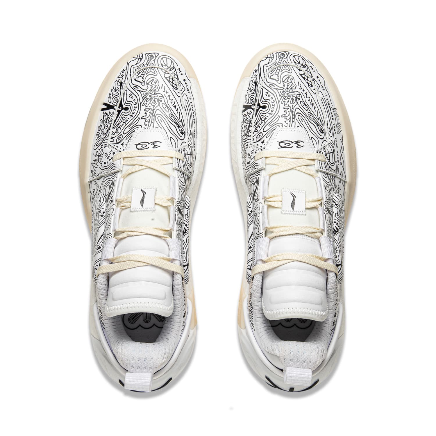 Кроссовки для баскетбола Li-Ning All City 12 Encore Амортизация Устойчивость к истиранию Противоскользящий Легкий Отскок Низкий Верх Кроссовки - изображение 4