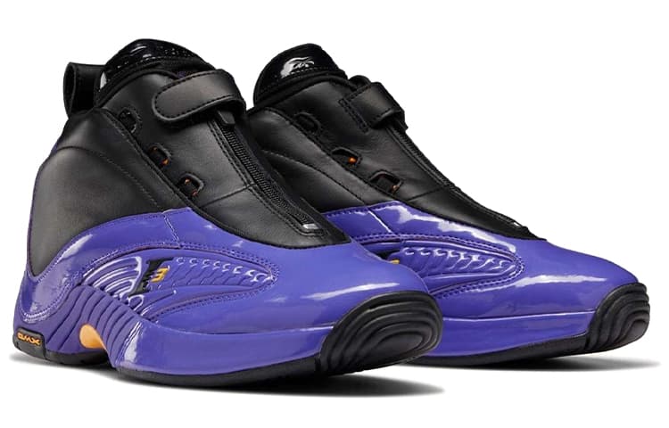 Ретро баскетбольные кроссовки Reebok Answer Lakers - изображение 3