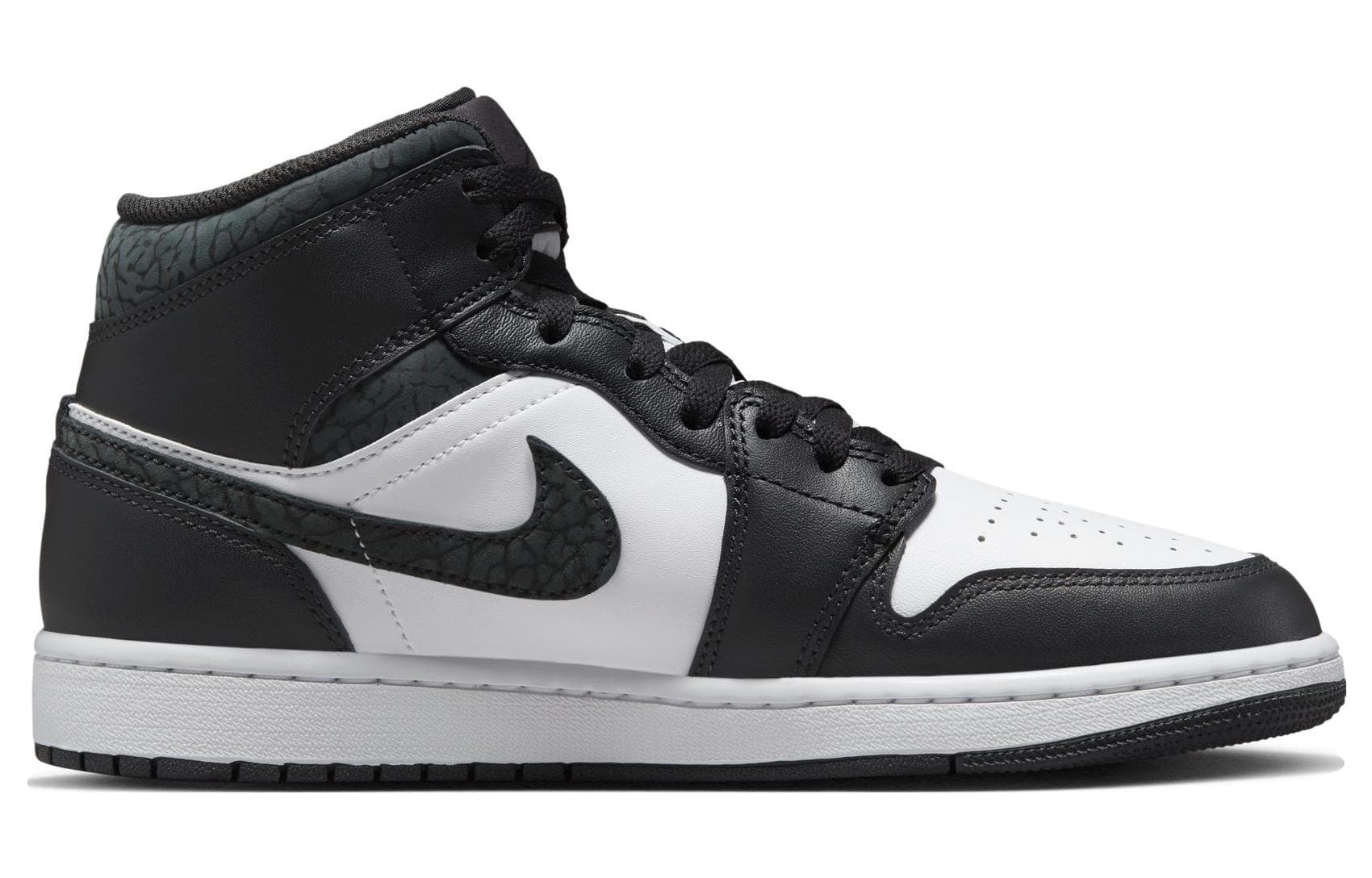 Ретро баскетбольные кроссовки Jordan Air Jordan 1 Mid SE "Panda Elephant" - изображение 2