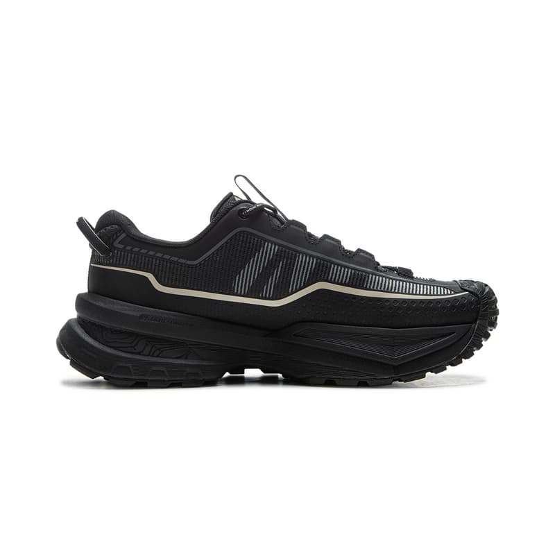 Кроссовки Li NING Outdoor CounterFlow Xingchuan ТПУ (TPU) Дышащий Low Топ Походная обувь Унисекс Черный - изображение 2
