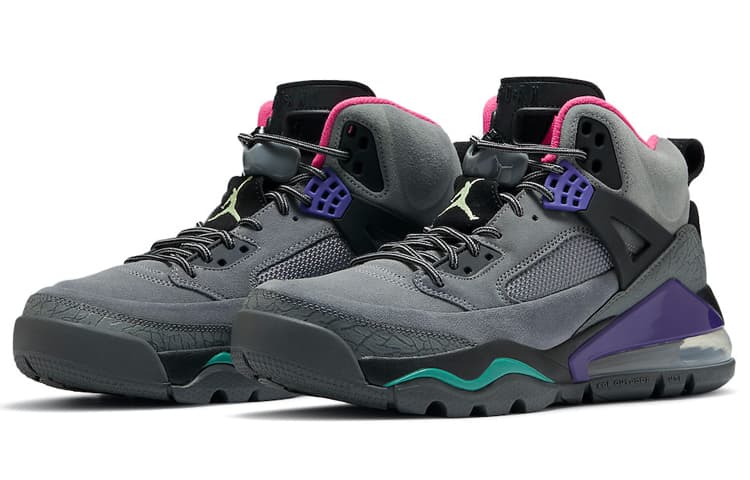 Ретро баскетбольные кроссовки Jordan Spizike 270 Boot "Smoke Grey" - изображение 3