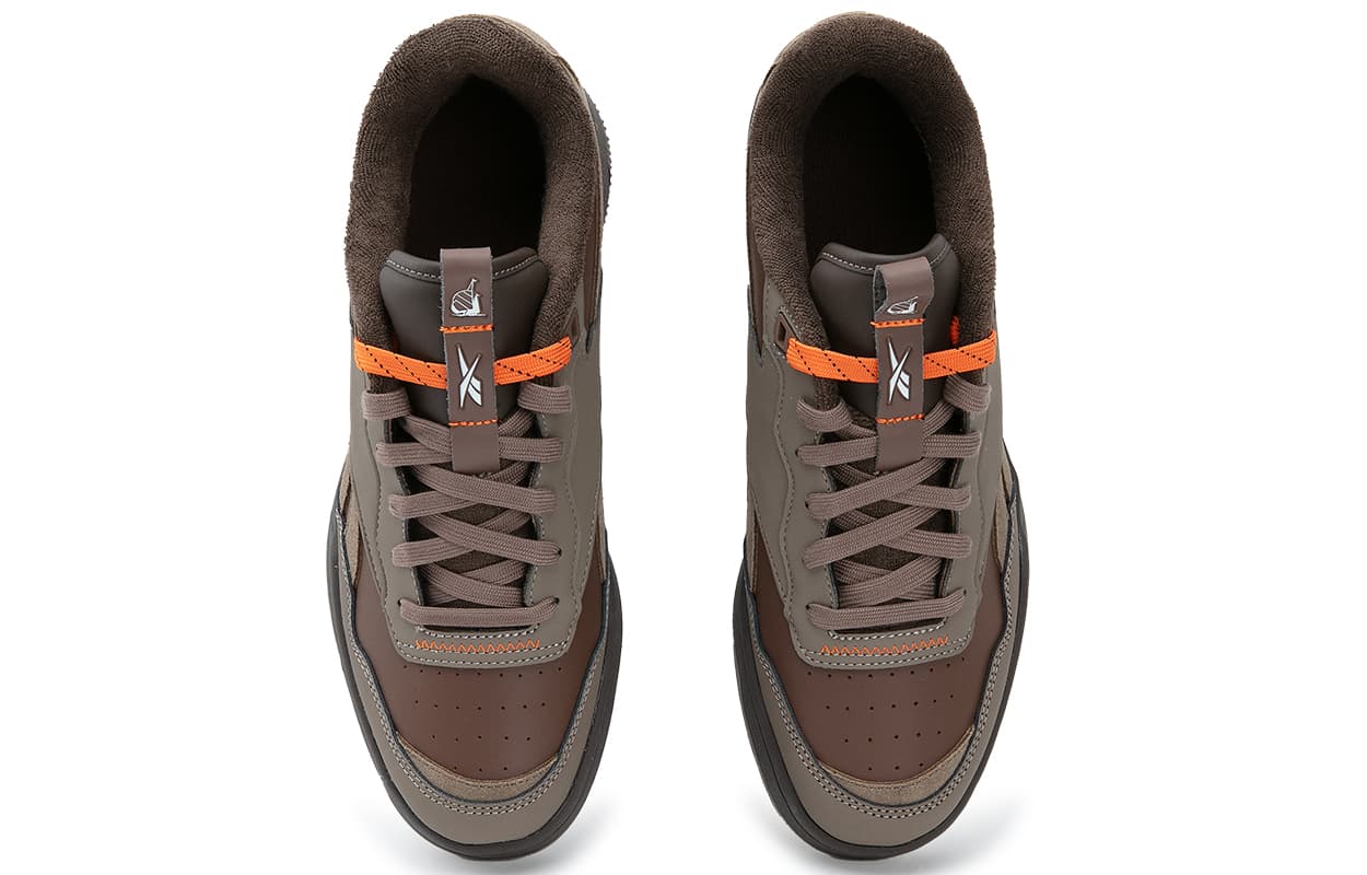 Ретро баскетбольные кроссовки REEBOK x NAUTICA BB 4000 II Low Универсальная Низкая Обувь Ретро Баскетбольные Кроссовки Унисекс Коричневый - изображение 4