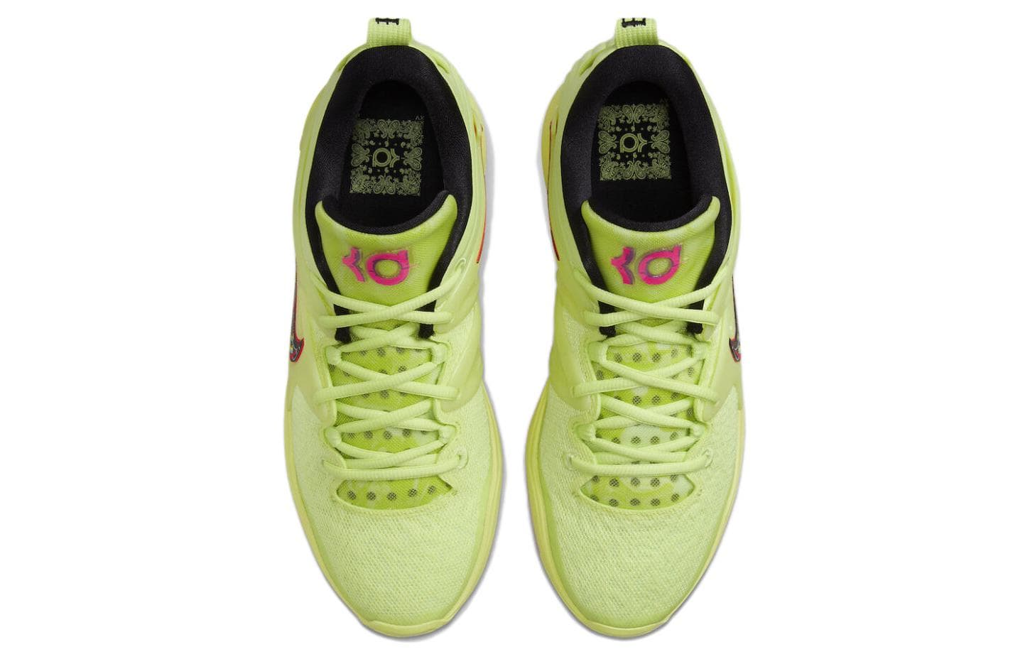Кроссовки для баскетбола Nike KD 15 Fluorescent Yellow - изображение 4