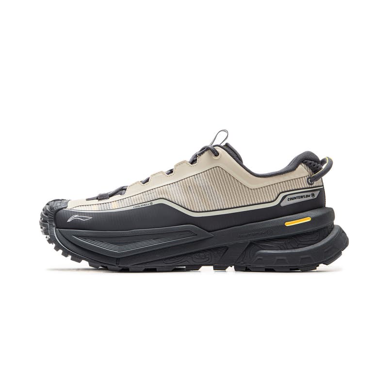Кроссовки Li NING Outdoor CounterFlow Xingchuan Low Топ Походная обувь Унисекс Черно-серый - изображение 1
