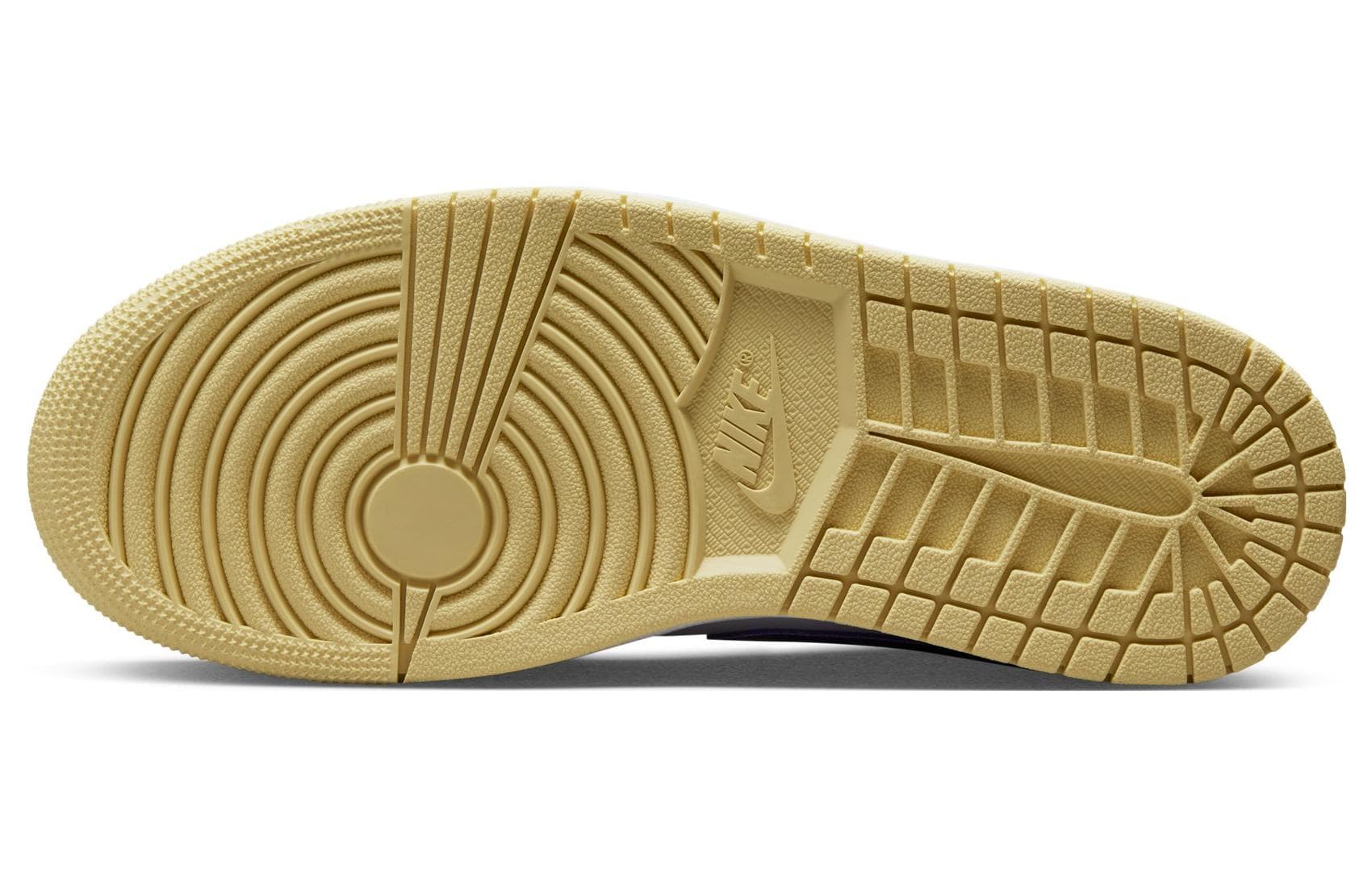 Ретро баскетбольные кроссовки Jordan Air Jordan 1 Mid "Lemon Wash" — фото 5