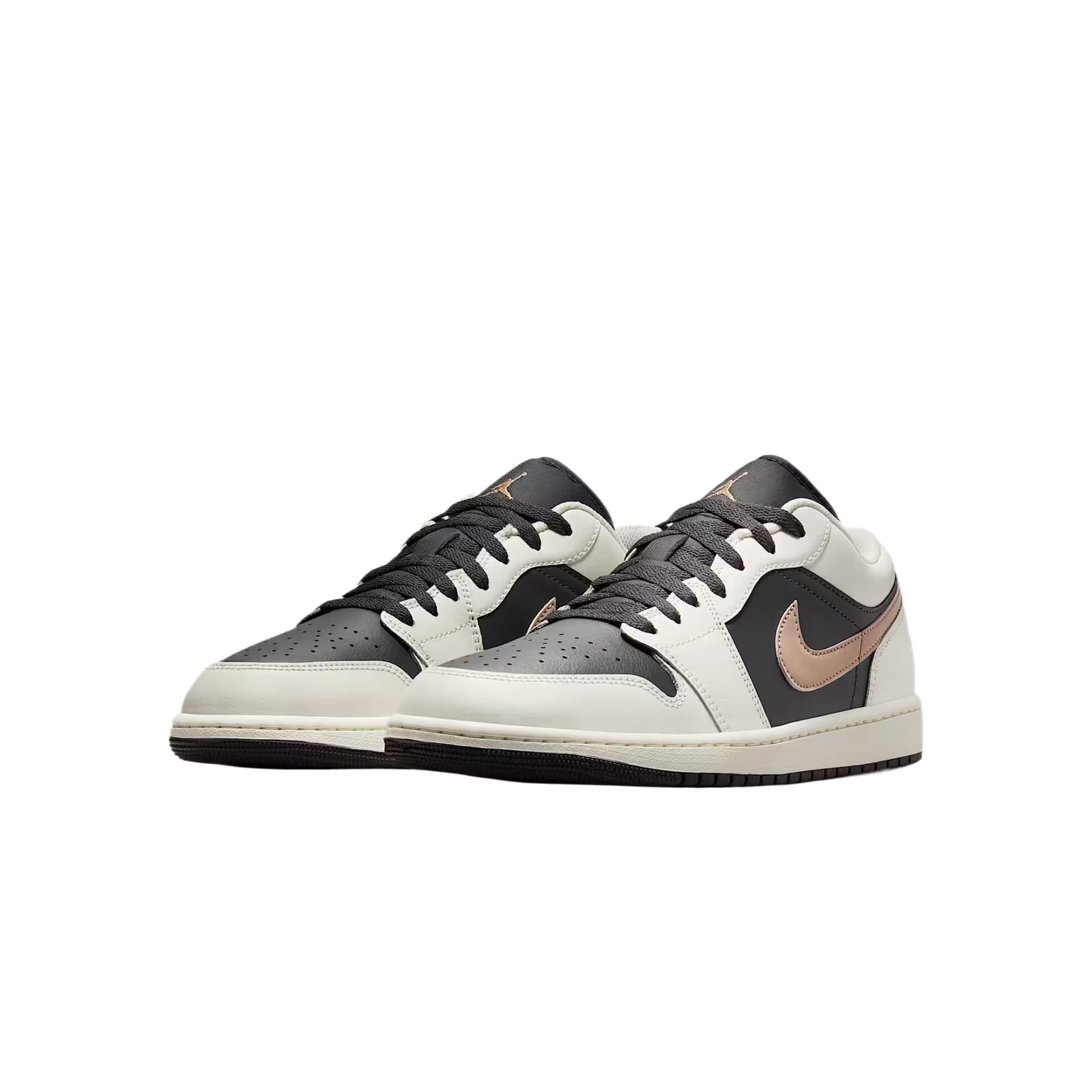 Ретро баскетбольные кроссовки Jordan Air Jordan 1 Low White Black - изображение 3