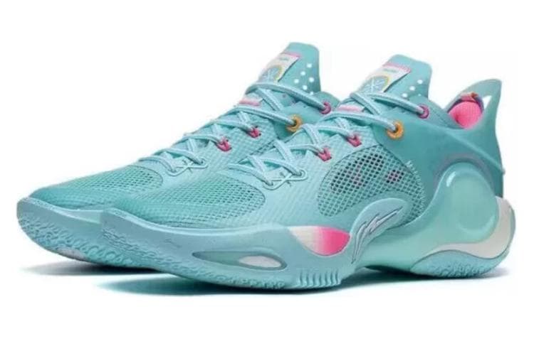 Кроссовки для баскетбола LiNing Wade Fission 8 Blue Pink - изображение 2