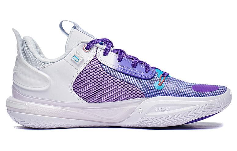 Кроссовки для баскетбола Li-Ning All City 11 Purple White - изображение 2