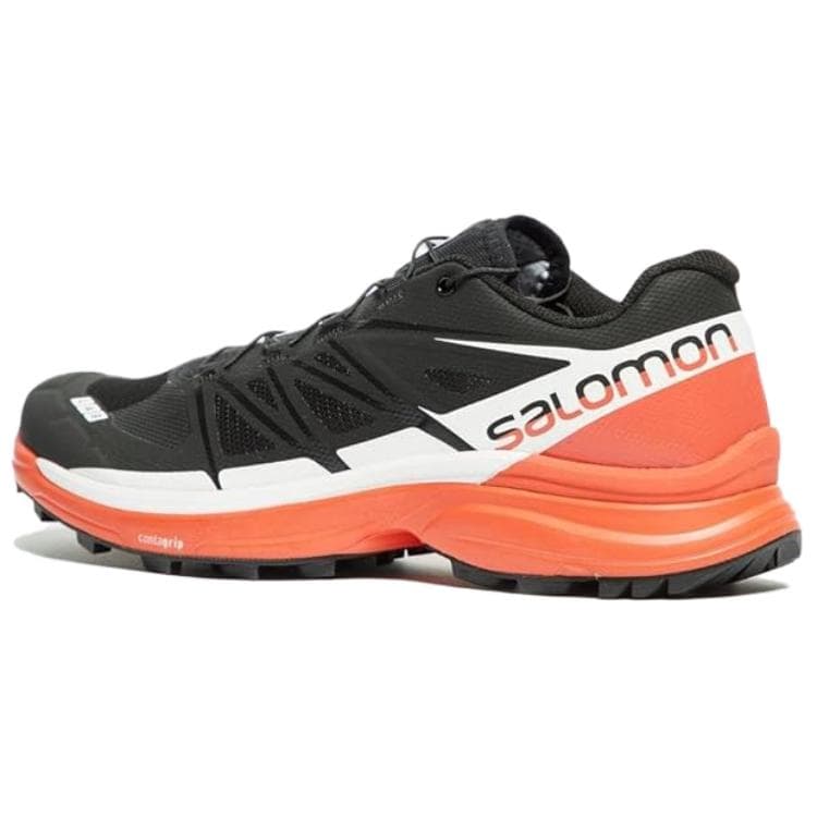 Кроссовки Salomon S LAB Low Топ Альпинистская обувь для приключений Унисекс Черный Оранжевый - изображение 2