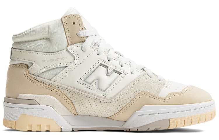 Ретро баскетбольные кроссовки New Balance 650 Beige - изображение 2