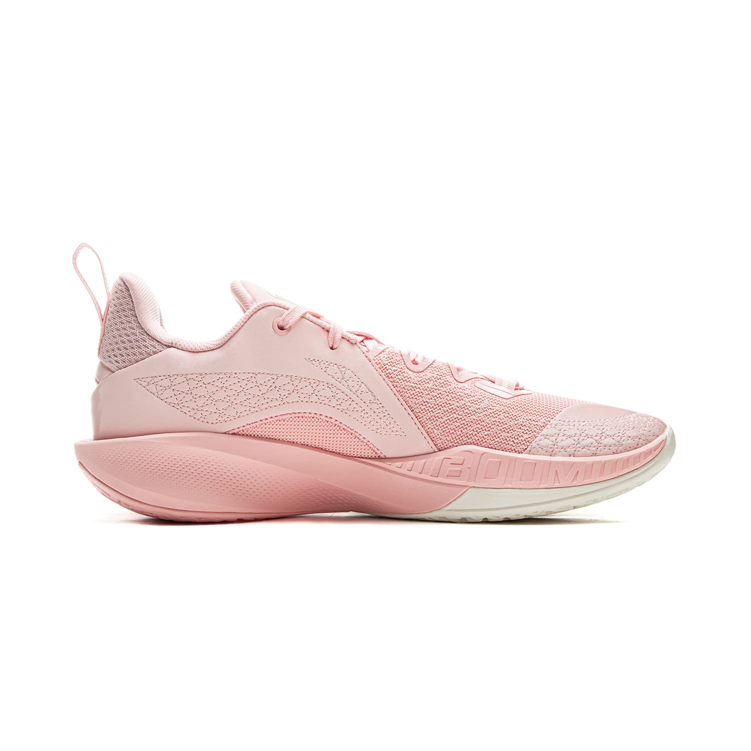 Кроссовки для баскетбола Li NING Speed 2 Амортизация Противоскользящие Дышащие Отскок Низкие Баскетбольные Кроссовки Мужские Розовые Белые - изображение 2