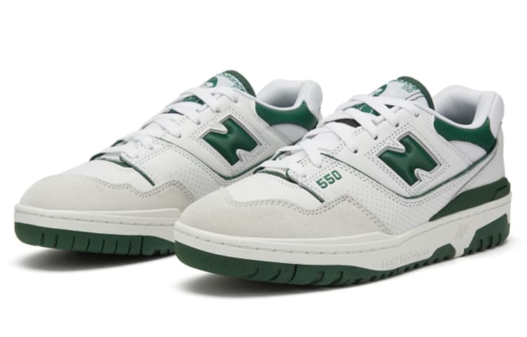 Ретро баскетбольные кроссовки New Balance 550 Premium Pack Green - изображение 2