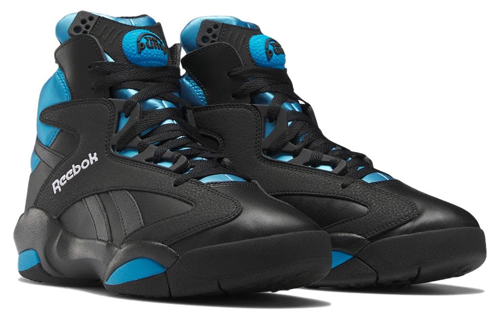 Ретро баскетбольные кроссовки Reebok Shaq Attaq OG "Black Azure" - изображение 3