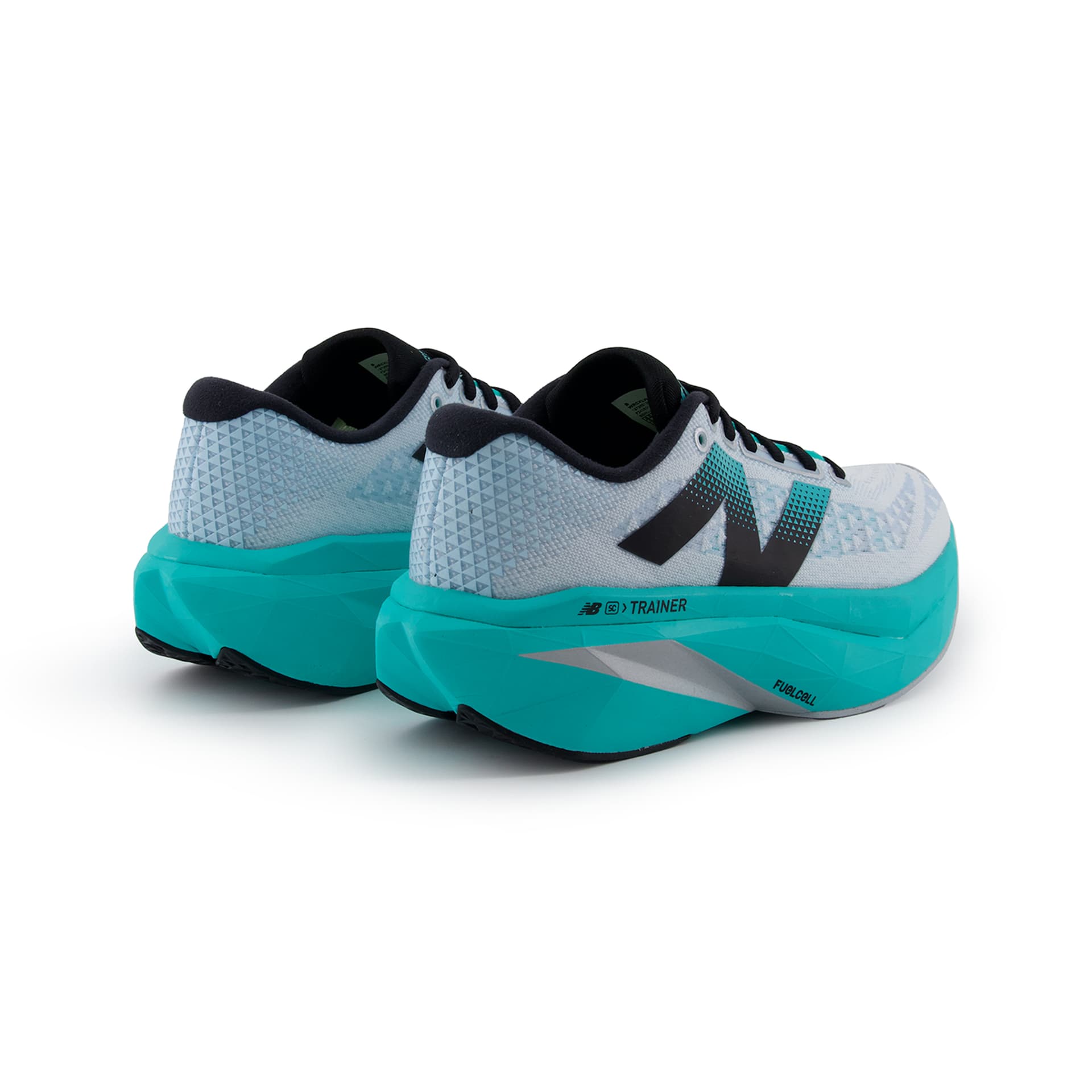 Кроссовки для спортзала New Balance Устойчивые к истиранию низкие кроссовки для тренировок женские цианового цвета - изображение 4