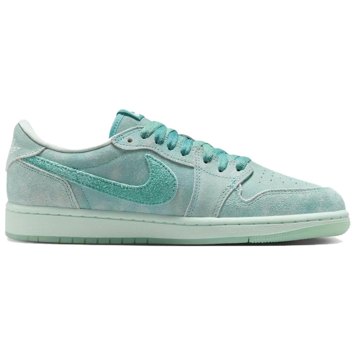 Ретро баскетбольные кроссовки Jordan Air Jordan 1 Low OG "Washed Teal" — фото 2