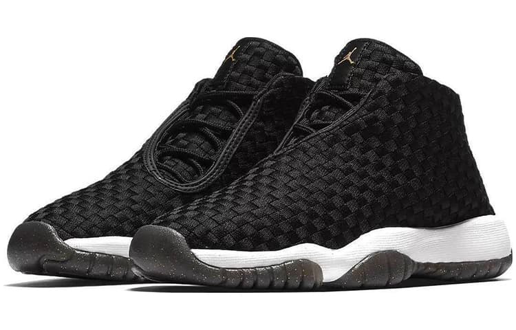 Ретро баскетбольные кроссовки Jordan Future BG Black - изображение 3