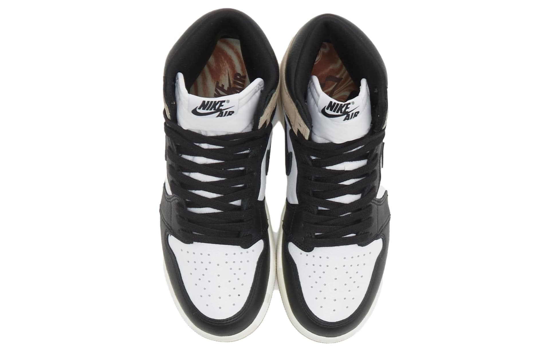 Ретро баскетбольные кроссовки Jordan Air Jordan 1 High OG Brown Black - изображение 3