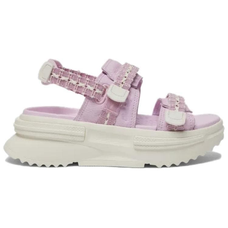 Сандалии с ремешком Converse Run Star Utility Sandal CX Унисекс пляжные сандалии противоскользящие розово-фиолетовый - изображение 3