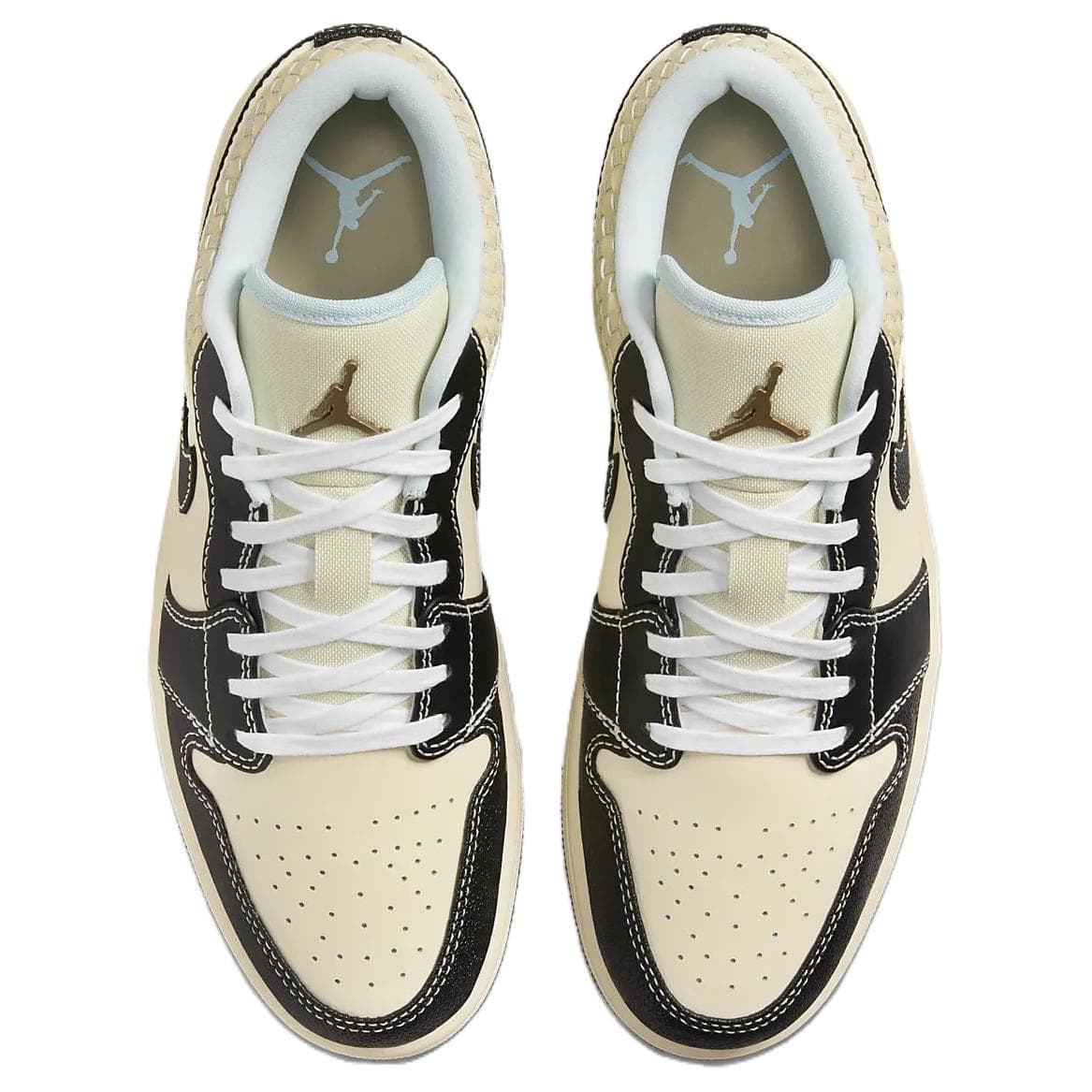 Ретро баскетбольные кроссовки Jordan Air Jordan 1 Low SE "Coconut Milk/Black" - изображение 4
