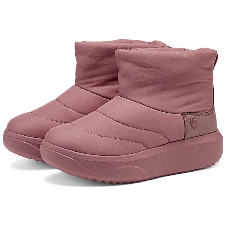 Ботинки зимние Skechers Комфортный и дышащий Короткий Сноубутсы Женские Розово-красный - изображение 3