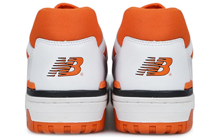 Ретро баскетбольные кроссовки New Balance 550 White Orange - изображение 4
