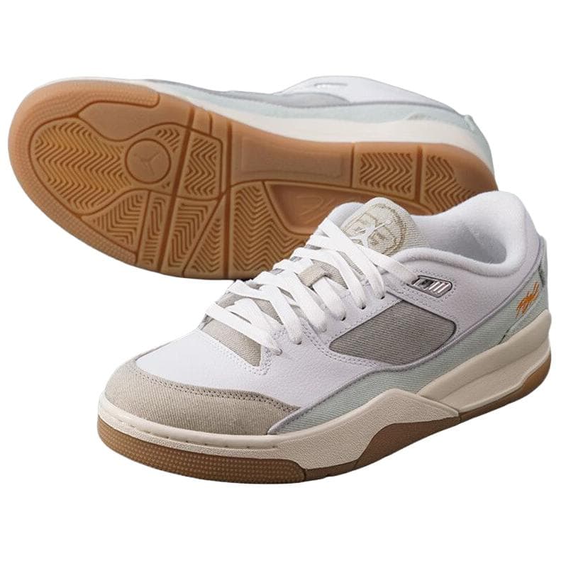 Кроссовки Jordan Flight Court Low Top Винтажные Баскетбольные Кроссовки Мужские Белые - изображение 3