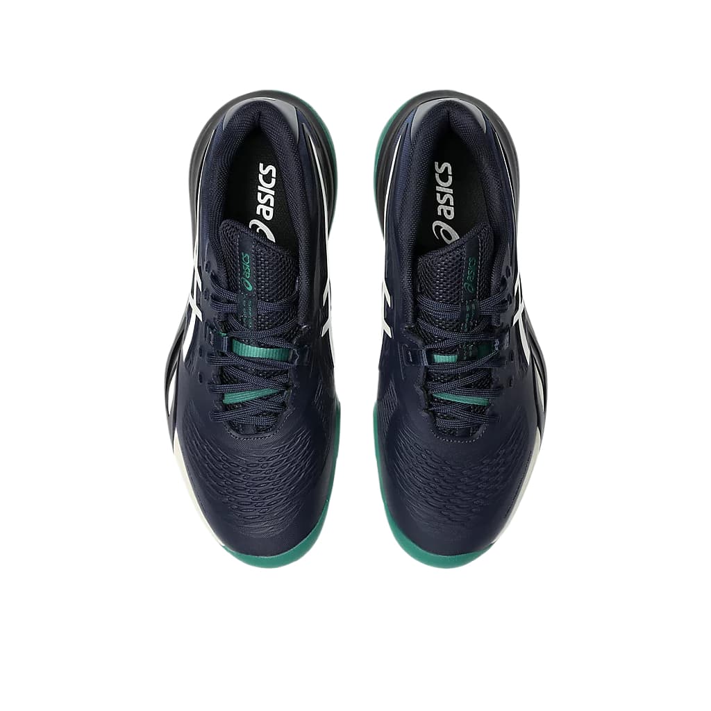 Кроссовки для тенниса ASICS Gel Resolution X Low Топ Кроссовки для тенниса Мужской Морской синий Широкий формат - изображение 4