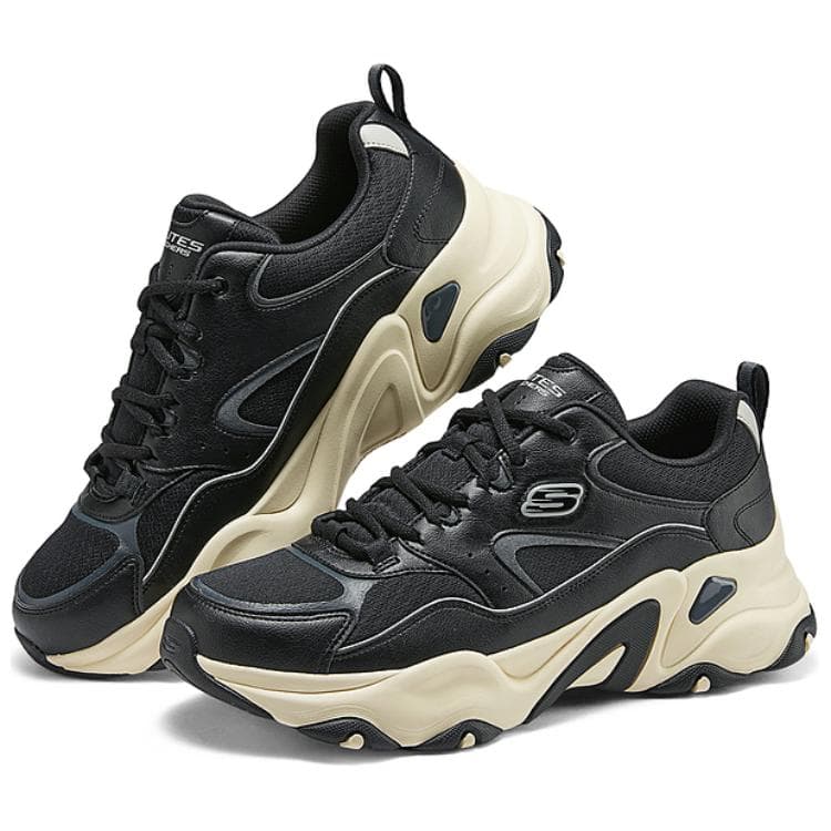 Кроссовки Skechers D'LITES 5,0 Устойчивые к истиранию Амортизация Поддержка Увеличение Высоты Легкий Низкий Топ Тяжелые Кроссовки - изображение 3