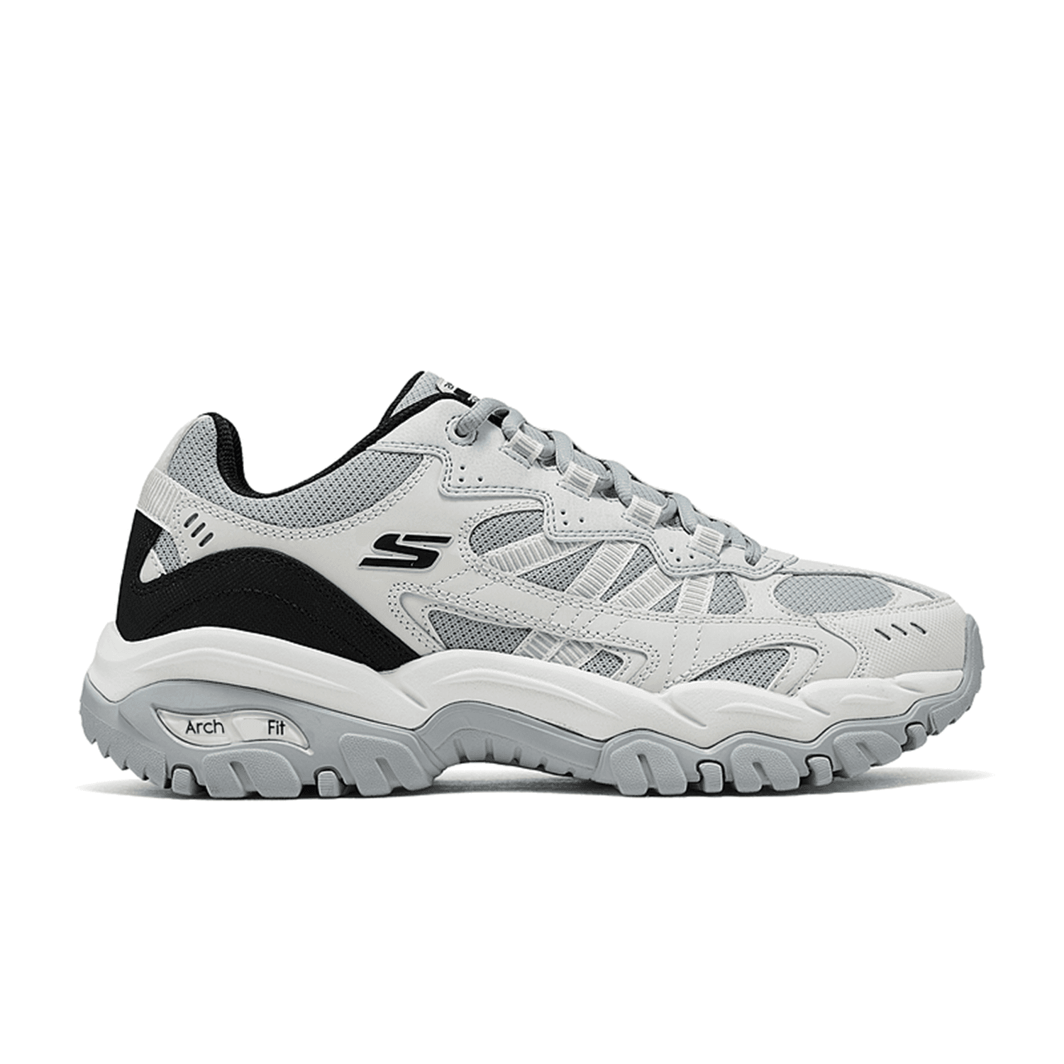 Кроссовки Skechers Awakening Mountain Лоу-топы Походная обувь Мужской Серо-зеленый - изображение 2