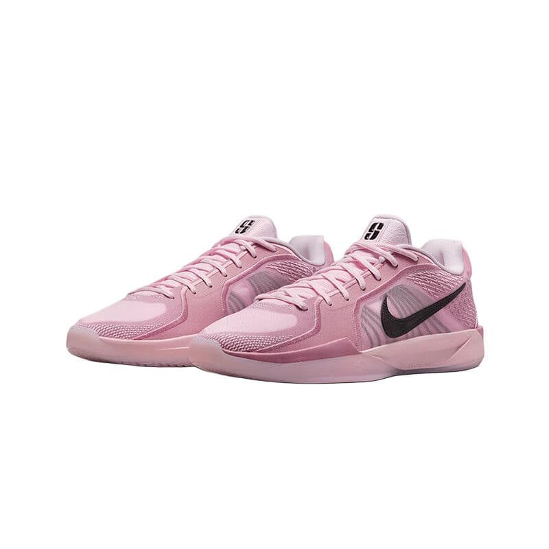 Кроссовки для баскетбола Nike Противоскользящие Устойчивые к Износу Низкие Баскетбольные Кроссовки Женские Розовые - изображение 3