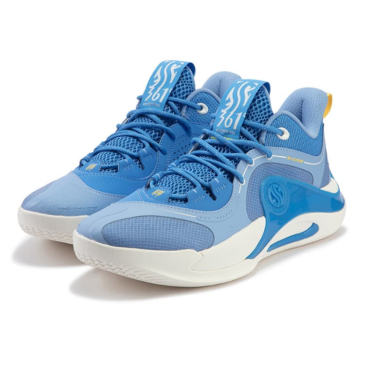 Кроссовки для баскетбола 361° Zen Team Low Basketball Shoes Light Cobalt Blue - изображение 3