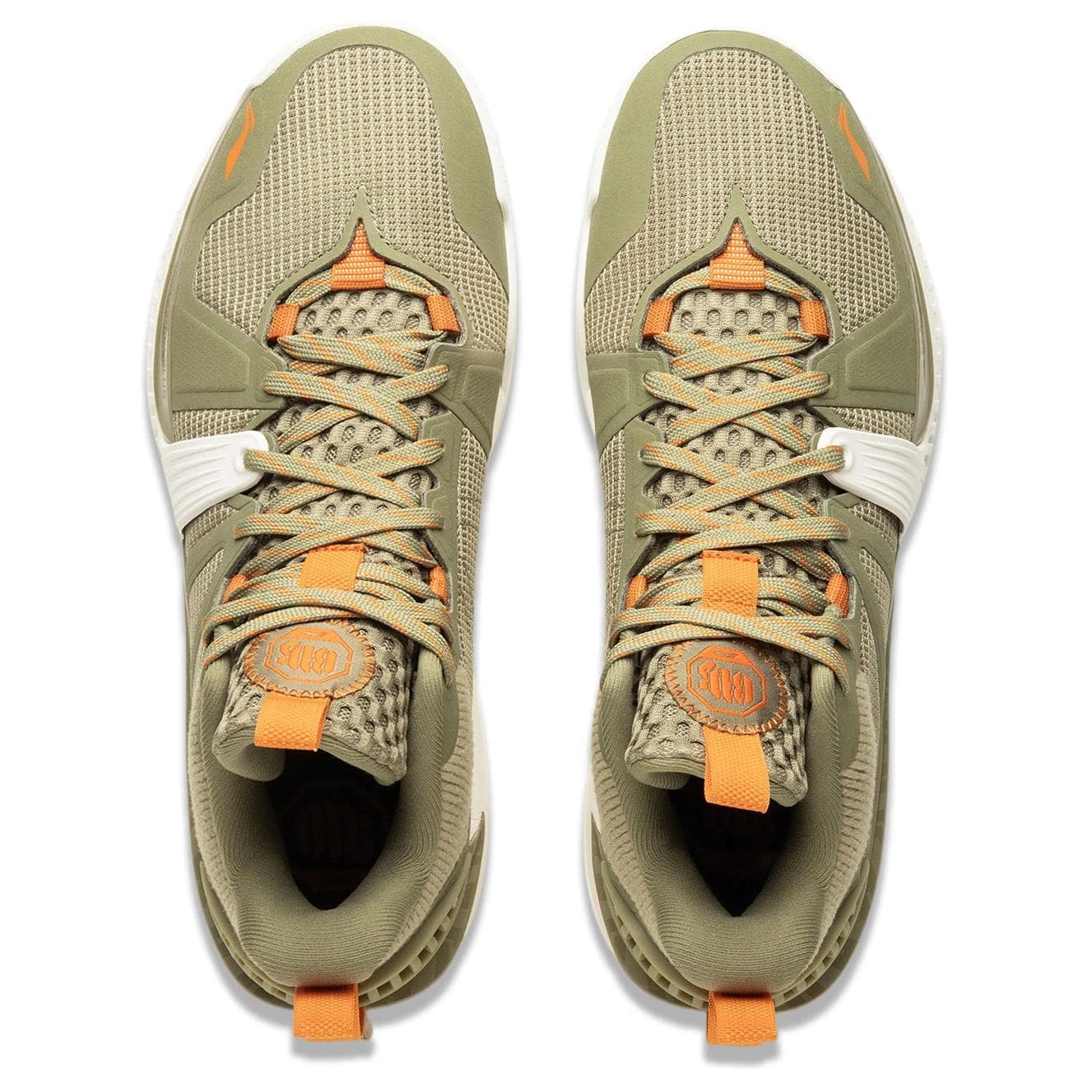 Кроссовки для баскетбола Li-Ning BADFIVE 2024 WNTR Легкие амортизирующие противоскользящие износостойкие баскетбольные кроссовки хай-топы мужские бело-зеленый - изображение 4