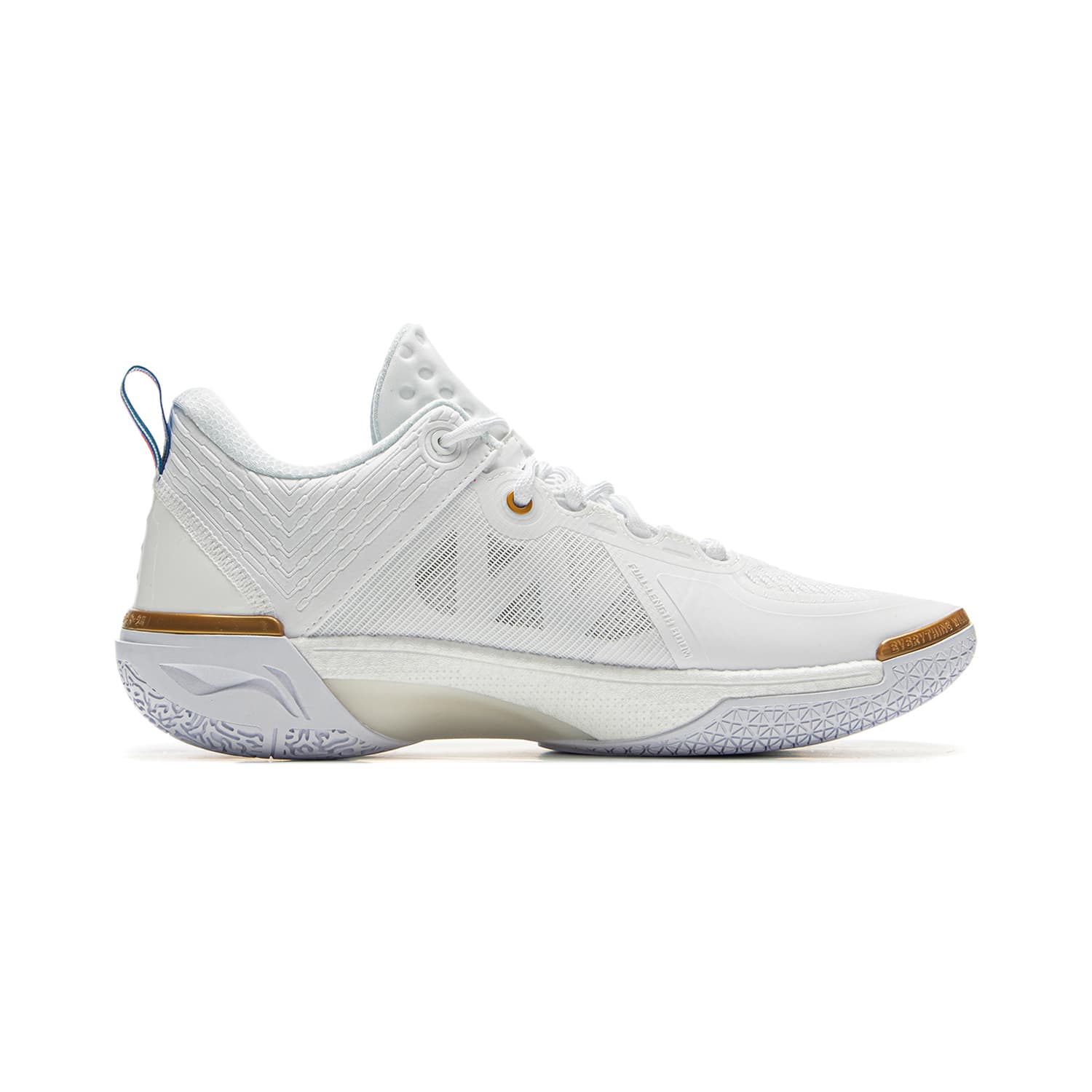 Кроссовки для баскетбола Li-Ning Wade Phantom 6 Универсальные удобные баскетбольные кроссовки низкой высоты мужские белые - изображение 2