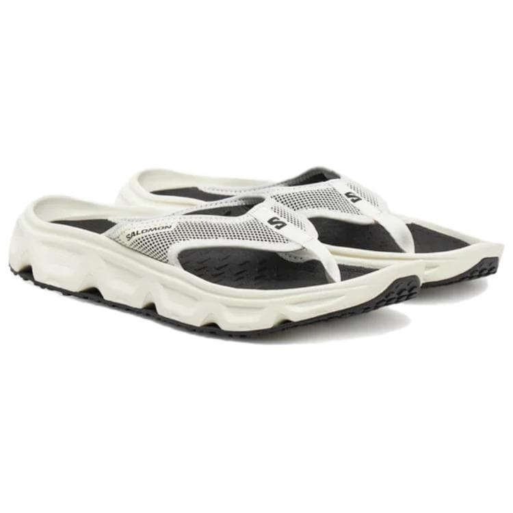 Шлёпанцы Salomon Reelax Break 6,0 Удобные противоскользящие шлепанцы мужские ванильного цвета - изображение 3