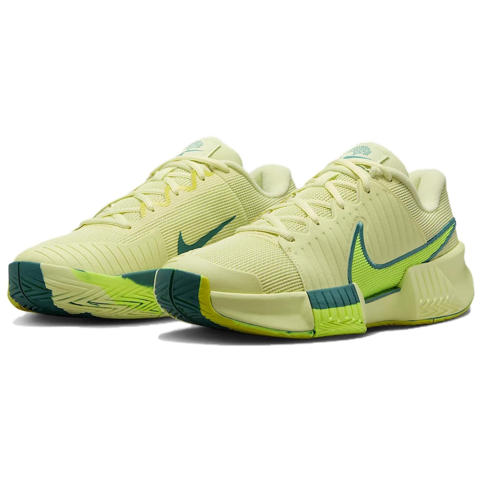 Кроссовки для тенниса Nike GP Challenge Pro Мягкий и Комфортный Амортизация Поддержка Низкий Топ Теннисные Кроссовки Женские Зеленые - изображение 2